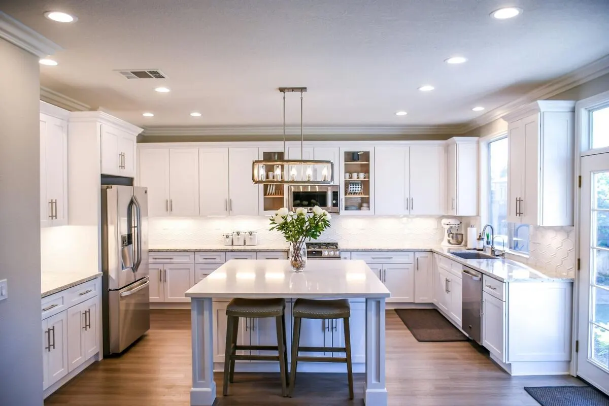 Brevard County kitchen with island and premium finishes